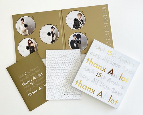 AAA - AAA 15TH ANNIVERSARY ALL TIME BEST -THANX AAA LOT- [Ltd.] - Japanese  CD - Music | musicjapanet